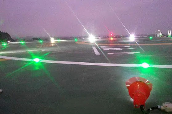 高層建筑樓頂直升機停機坪邊燈什么要求